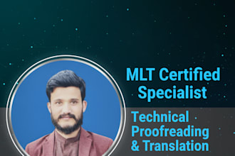 provide medical translation, scientific proofreading and factual editing