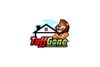 design mascot tuff gone clean logo