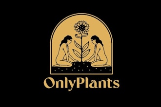 agriculture farm lawncare landscape flower plant logo