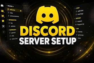 create a professional discord server