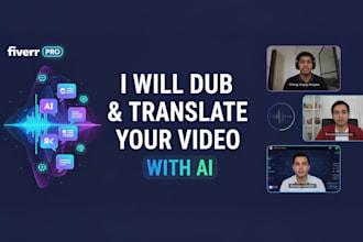 dub and translate your video with ai