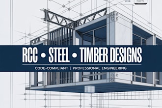 rcc, steel, and timber structural designs compliant with global engineering code