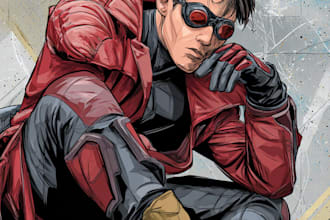 draw superhero comic book,superhero and comic book