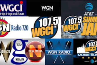 play and promote your song or ads on wgn, wgci, france radio live