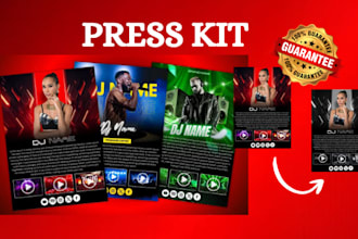 design music press kit speaker one sheet media kit electronic press kit press