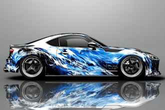 design car wrap, van wrap, truck wrap, vehicle wrap
