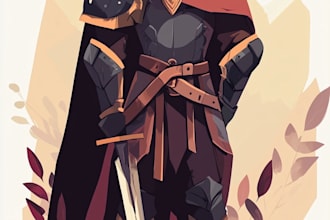 draw 2d game character or 2d game character
