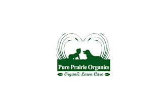 design modern pure prairie organics logo