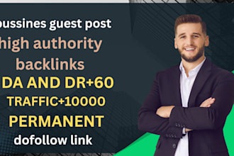 create high authority business backlinks on top da sites