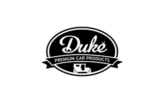 do wonderful vintage car care logo for duke premium products