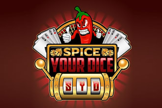 design beautiful particular logo for spice your dice