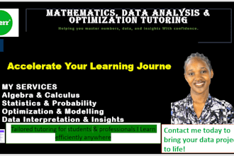help in mathematics, data analysis, and optimization problems