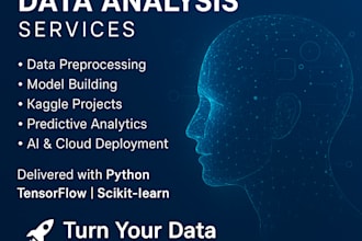 do machine learning,data analysis, and kaggle projects in