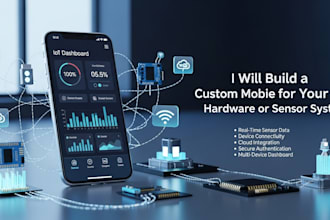 build a custom mobile app for your iot hardware or sensor systemy