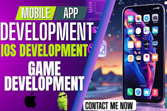 develop mobile app game development, ios development, unity app development
