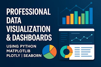 create data visualizations and dashboards using python