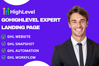 ghl landing page ghl automation ghl snapshot ghl expert ghl sales funnel