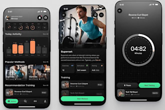 develop a custom fitness and workout tracking app for ios and android