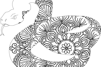 create aesthetic coloring page