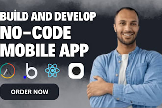 build your no code mobile, web app on glide adalo bubble or mvp app development