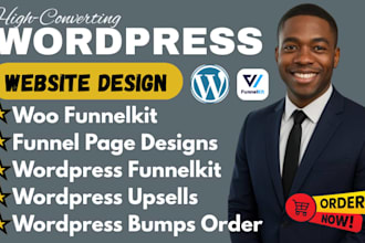 build wordpress woo funnels,funnelkit, cartflows upsells, order bumps funnel