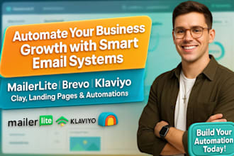klaviyo klaviyo email marketing flow landing page setup