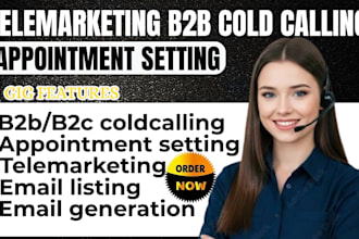 do saas cold calling, appointment setting, and warm lead generation