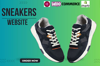design sneakers website, sneakers shopify store