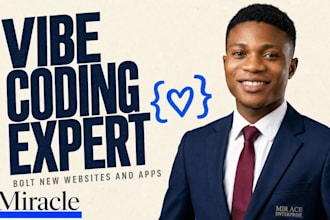 vibe coding expert, bolt new developer, bolt new websites, bolt new web app
