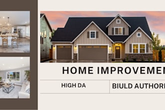 home improvement guest post on high DR blog