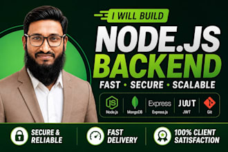 build a secure backend and rest API