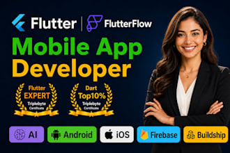 do ai powered mobile app development as flutter developer