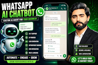 create whatsapp ai chatbot and ai agent using whatsapp business API