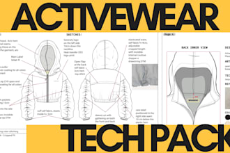 design activewear tech pack