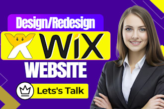 wix website design or wix website redesign, wix studio, wix harmony editor