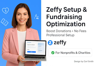 setup optimize zeffy for non profit fundraising, crowdfunding platform gofundme