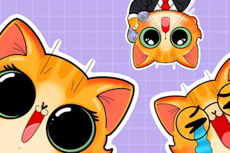design a cute character for your brand or social media