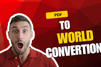 do fast and accurate PDF to word conversion