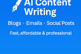 write ai powered social media posts blogs and emails
