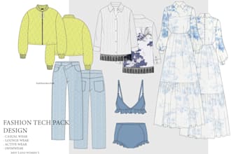 do fashion tech pack designer for startup brands, boutiques and manufacturers