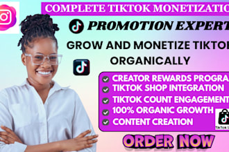 do tiktok monetization organically in creator rewards program account