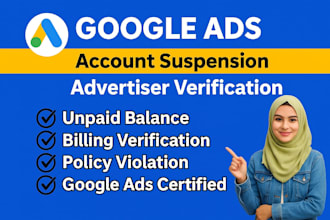 fix google ads account suspension, policy error, ads disapproval, verification