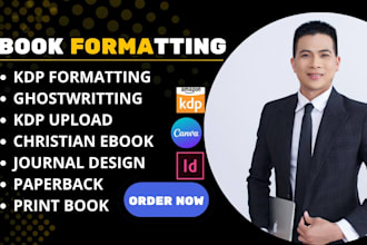 format and design your book interior for KDP and ingramspark