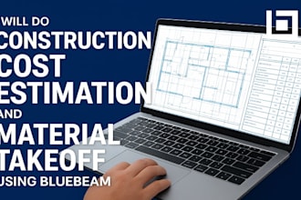 do construction cost estimation and material takeoff using bluebeam