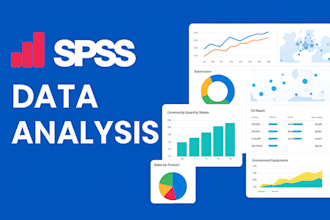 do spss data analysis and write reports
