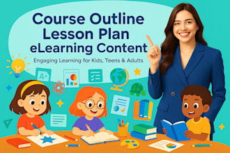 teach kids teenager adult elearning course content, create children level course