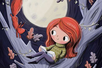 children story book illustration children story book illustration