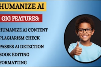 hundred percent humanize ai content