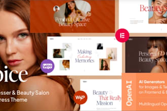 design hair salon and hairdresser website