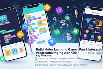 create a coding and programming learning game for kids